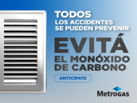 MetroGAS refuerza la prevención para evitar intoxicaciones por monóxido de carbono