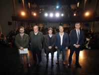 Maggiotti y Kicillof presentaron un importante proyecto habitacional en Tandil