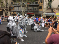 Hoy, en una marcha